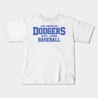 Dodgers Los Angeles Baseball Kids T-Shirt